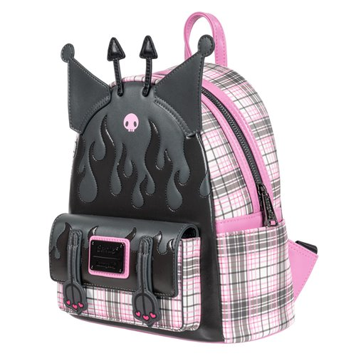 Sanrio Kuromi Flames Mini-Backpack & Funko POP - Entertainment Earth Exclusive Bundle