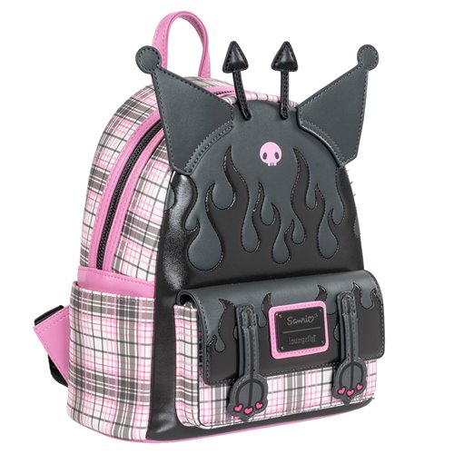 Sanrio Kuromi Flames Mini-Backpack & Funko POP - Entertainment Earth Exclusive Bundle