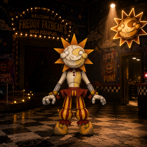 Five Nights at Freddy's: Security Breach Sun Funko Action Figure