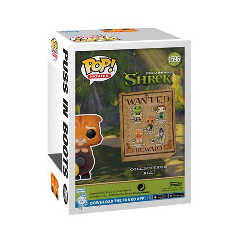 Funko POP Movies: DreamWorks 30th Anniversary Puss in Boots with Hat