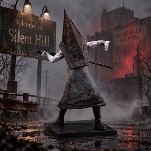 Silent Hill 2 Red Pyramid Thing Oshi Works Statue