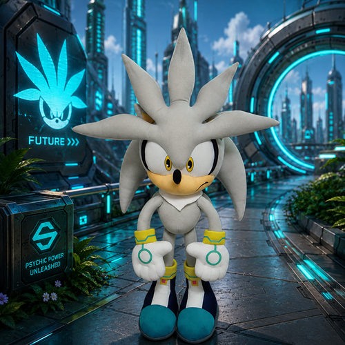 SONIC THE HEDGEHOG - SILVER 20" PLUSH