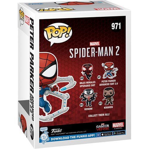 Funko POP! Games: Spider-Man 2 Peter Parker Advanced Suit 2.0