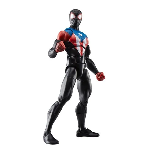 Spider-Man Marvel Legends Series GameVerse Miles Morales Boricua Suit 6-Inch Action Figure