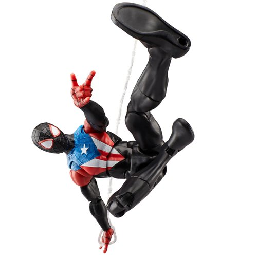 Spider-Man Marvel Legends Series GameVerse Miles Morales Boricua Suit 6-Inch Action Figure