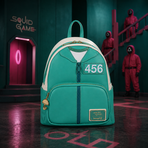 Squid Game Seong Gi-Hun Player 456 Cosplay Mini Backpack