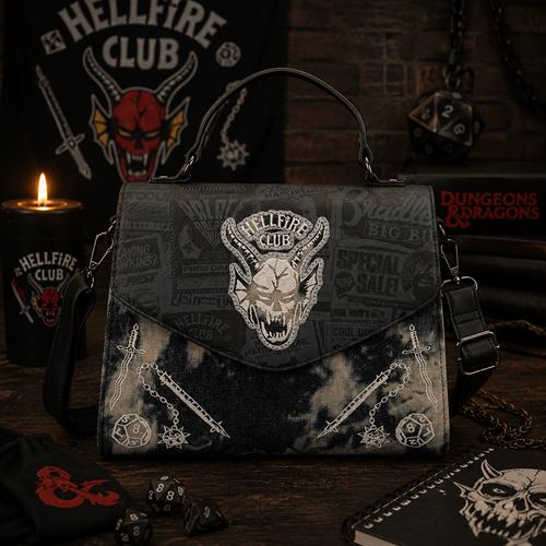 Loungefly Stranger Things 5 Hellfire Club Crossbody Bag