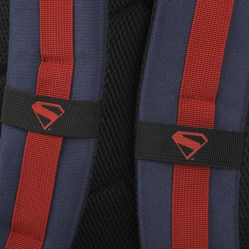 Superman Lightning Pattern Backpack