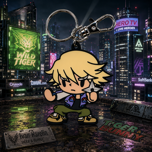 TIGER & BUNNY IVAN SD PVC KEYCHAIN