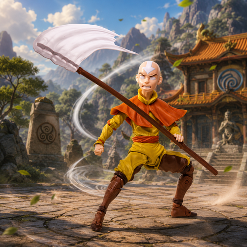 Avatar: TLAB Aang Avatar State Gold Label 7" Figure