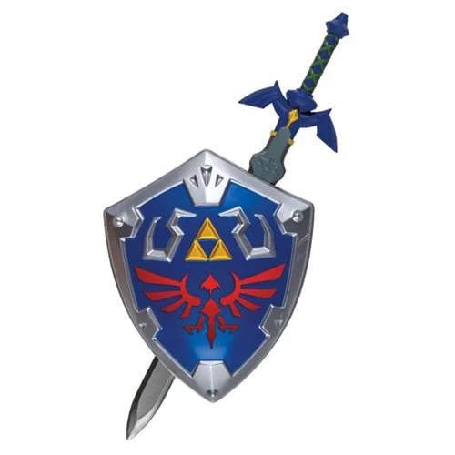 The Legend of Zelda Link Master Sword and Shield Kid's Roleplay Accessory Set