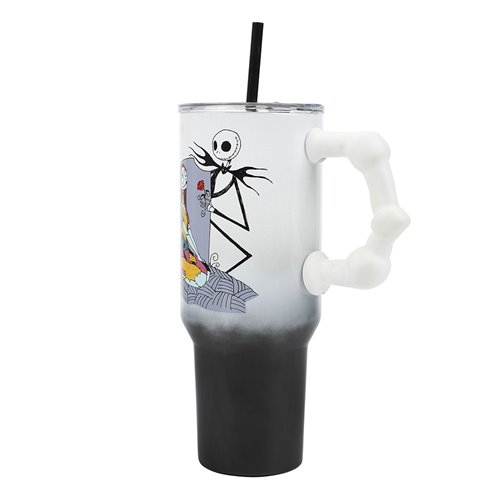 The Nightmare Before Christmas Jack and Sally 40 oz. Stainless Steel Tumbler