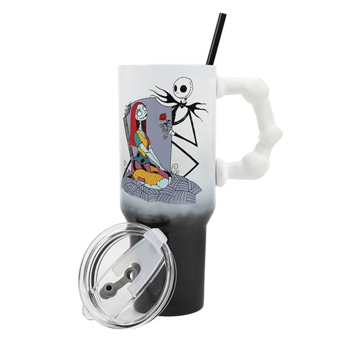 The Nightmare Before Christmas Jack and Sally 40 oz. Stainless Steel Tumbler