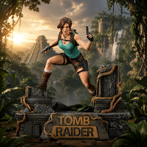 Tomb Raider Lara Croft PVC Statue
