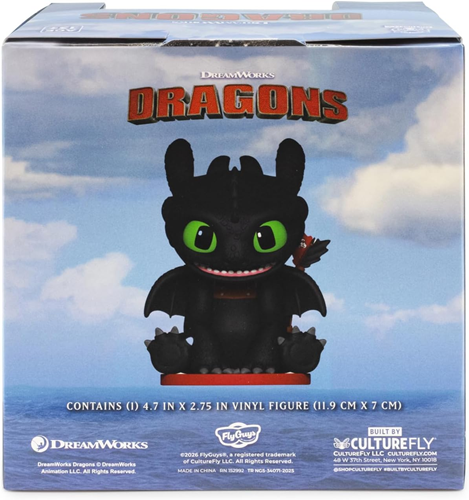 CultureFly: How to Train Your Dragon 4.5 inch Sitting Toothless Vinyl Statue