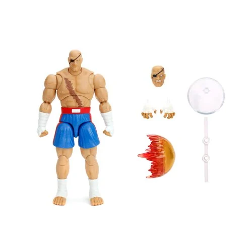 Ultra Street Fighter II Sagat 6-Inch Scale Deluxe Action Figure