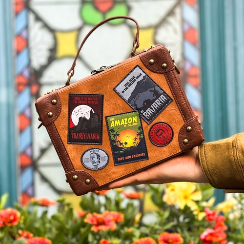 Universal Monsters Travel Trunk Crossbody Bag - Entertainment Earth Exclusive