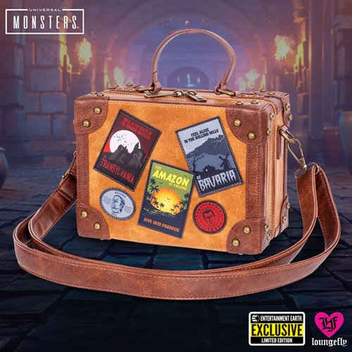 Universal Monsters Travel Trunk Crossbody Bag - Entertainment Earth Exclusive