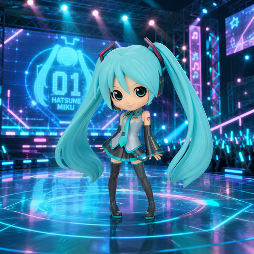 Vocaloid Hatsune Miku Ver. B Q Posket Statue