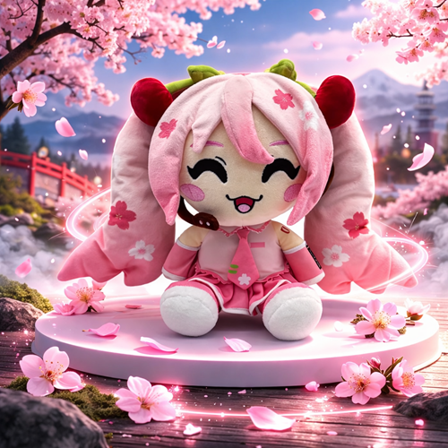 Vocaloid Sakura Miku 9-Inch Plush