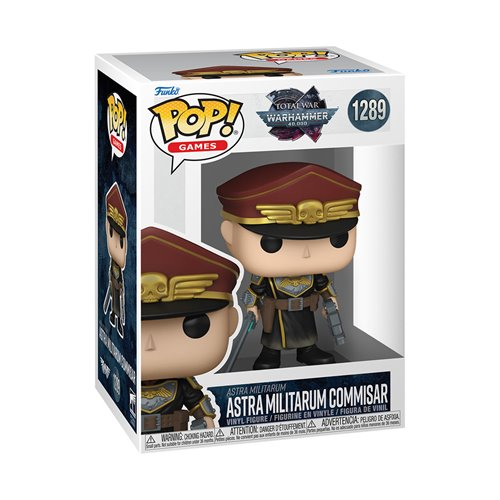 Funko POP! Games: Total War WARHAMMER 40,000 - Astra Militarum Commisar