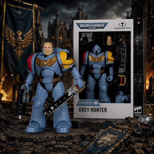 Warhammer 40,000 Wave 12 Grey Hunter Space Wolves 7-Inch Scale Action Figure
