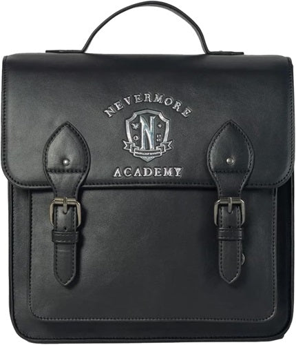 Wednesday Nevermore Mini Backpack with Charm