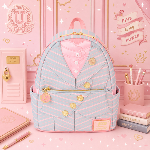Loungefly Wicked Glinda Shiz University Uniform Cosplay Mini Backpack