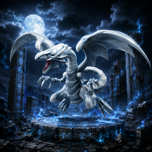 Yu-Gi-Oh! Blue-Eyes White Dragon Duel Monsters Statue