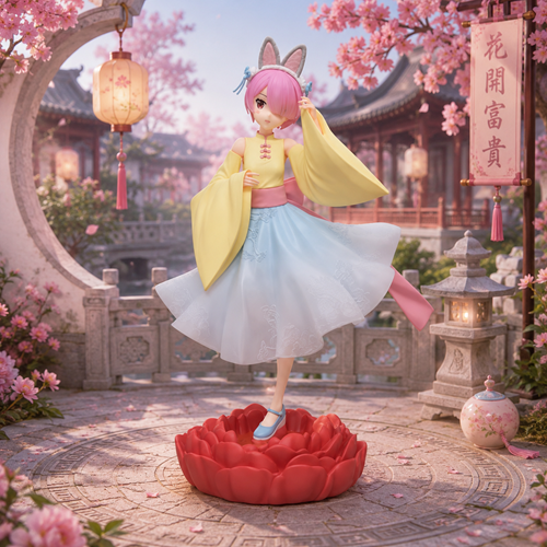 Furyu - Re:Zero - Ram Little Rabbit Girl Statue