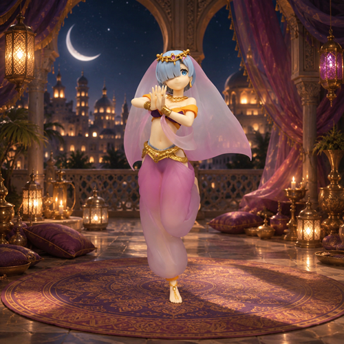 Re:Zero Rem in Arabian Nights Another Color Statue