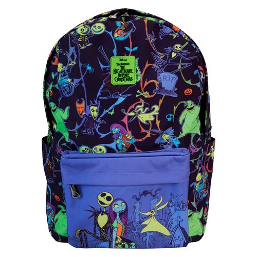 The Nightmare Before Christmas Neon Glow-in-the-Dark Backpack