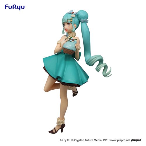 Vocaloid Hatsune Miku Chocolate Mint Sweet Sweets Series Statue