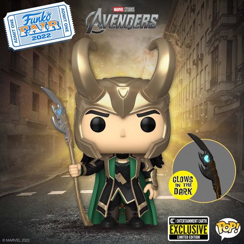 Funko POP! Marvel: Loki with Scepter - Entertainment Earth Exclusive