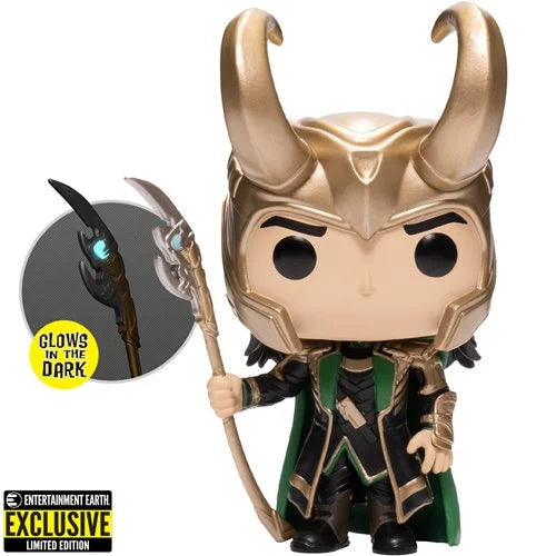 Funko POP! Marvel: Loki with Scepter - Entertainment Earth Exclusive