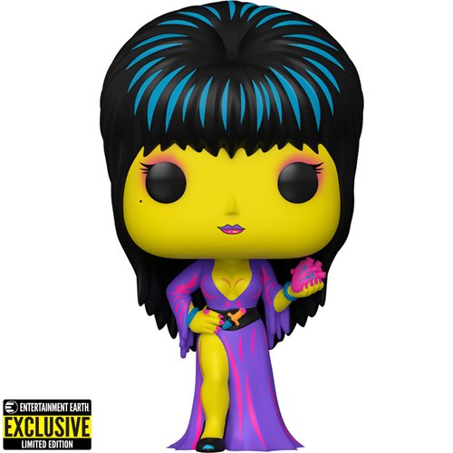 Funko POP! Icons: Elvira Black Light  - Entertainment Earth Exclusive