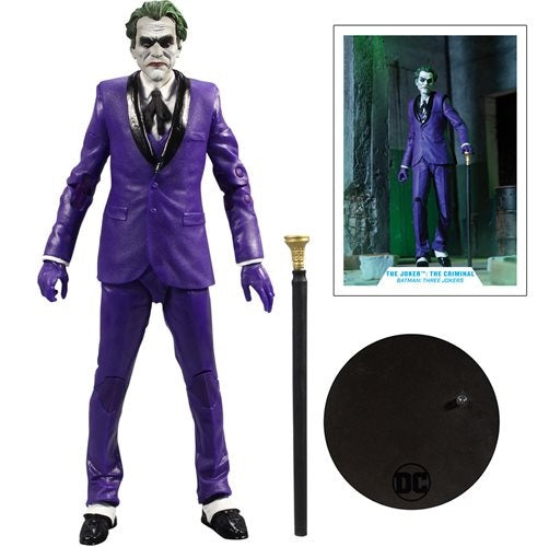 DC Multiverse Batman: Three Jokers Wave 1 The Joker: The Criminal 7" Scale Action Figure