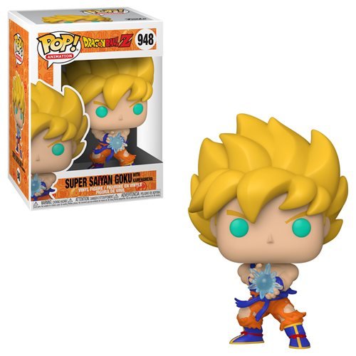 Funko POP Animation: Dragon Ball Z Super Saiyan Goku with Kamehameha Wave