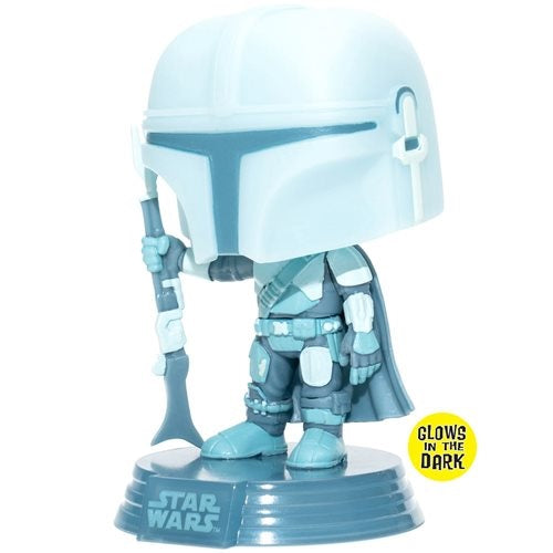 Funko POP! Star Wars: The Mandalorian Hologram GITD - Entertainment Earth Exclusive