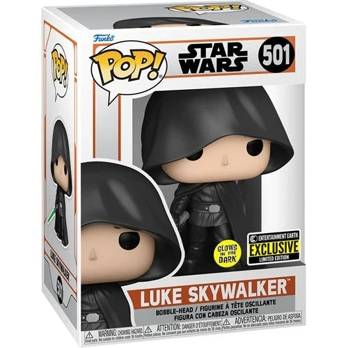 Funko POP! Star Wars: The Mandalorian Luke Skywalker GITD - Entertainment Earth Exclusive