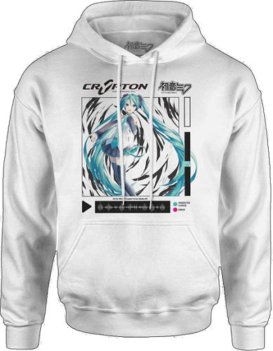 VOCALOID HATSUNE MIKU WHITE HOODIE