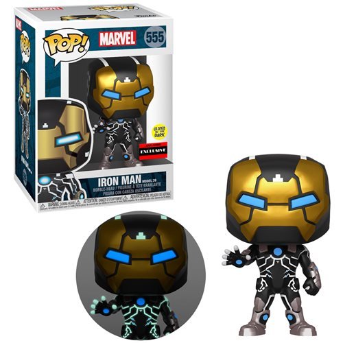 Funko POP Heroes: Marvel Iron Man Model 39 Glow-in-the-Dark  - AAA Anime Exclusive