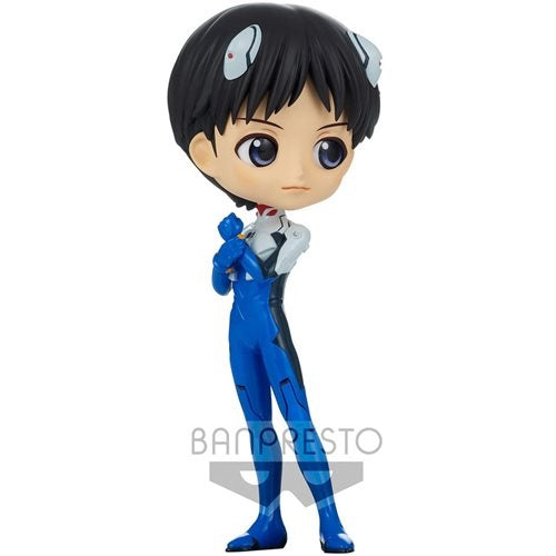 Rebuild of Evangelion Shinji Ikari Plugsuit Style Ver. A Q Posket Statue