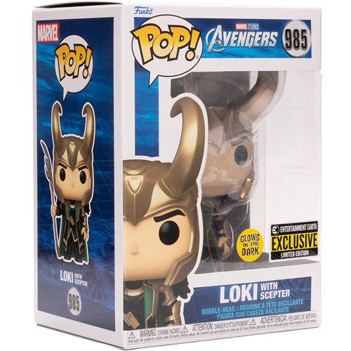 Funko POP! Marvel: Loki with Scepter - Entertainment Earth Exclusive