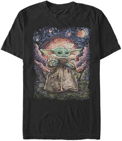 STAR WARS: THE MANDALORIAN GROGU "THE CHILD" SIPPING STARRIES PREMIUM T-SHIRT