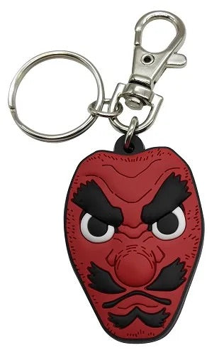 DEMON SLAYER - UROKODAKI MASK PVC KEYCHAIN