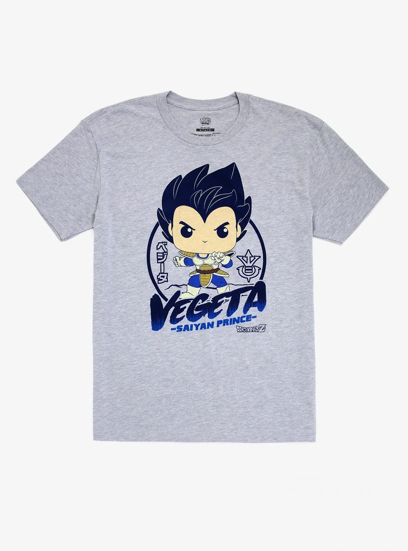 Funko Pop! Tees Dragon Ball Z Vegeta Saiyan Prince T-Shirt  LIMITED EDITION